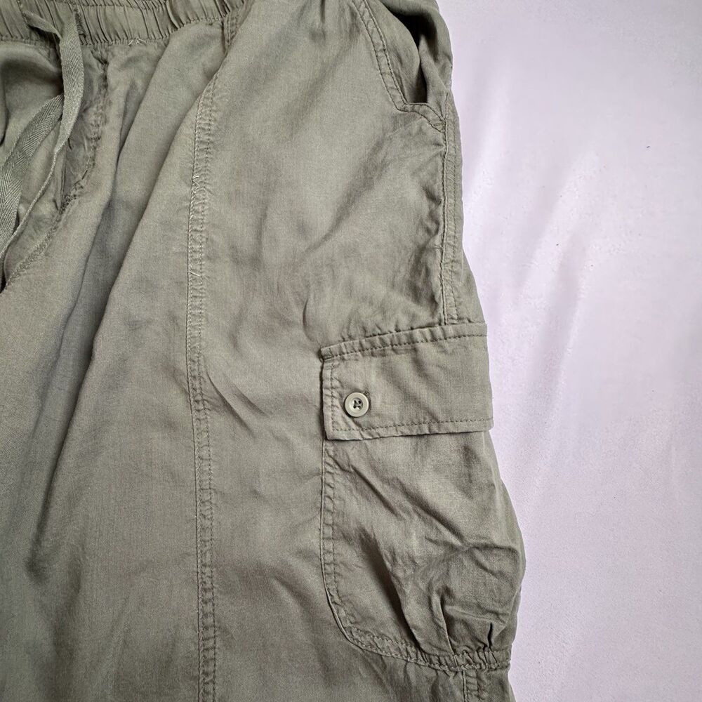 Industry Woman Olive Green Cargo Joggers 2X Elastic Waist NWT Casual Travel - Picture 12 of 12